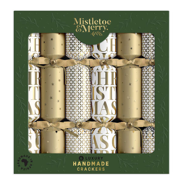 Mistletoe & Merry Luxury Gold Text and Patterns (12)