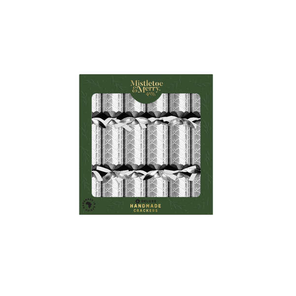 Mistletoe & Merry Deluxe Silver Scallop Patterns (12)