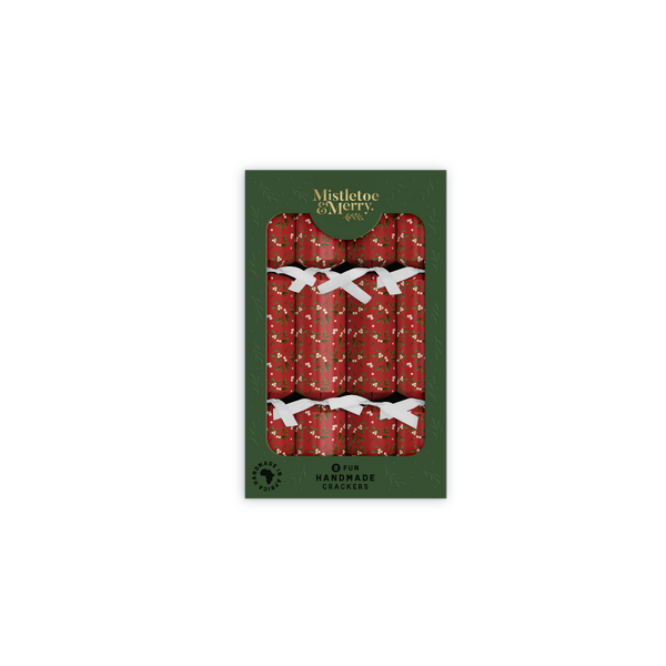 Mistletoe & Merry - Fun 8's - Red Berries Pattern 11" - 8 per tray  (12)