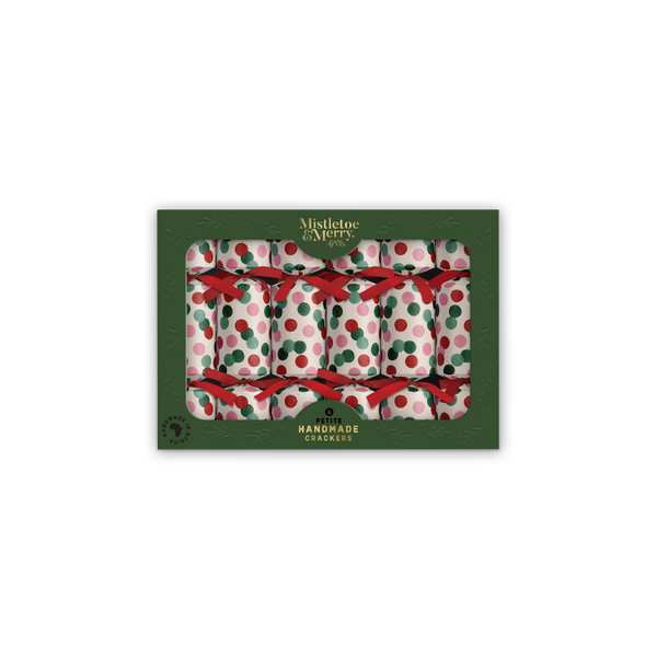 Mistletoe & Merry - Petite - Confetti Dots 7"- 6 per tray  (12)