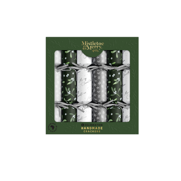Mistletoe & Merry - Celebration - Silver Mistletoe 12" - 6 per tray  (12)