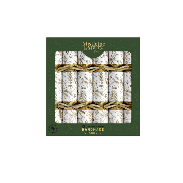 Mistletoe & Merry - Celebration - Gold Foiled Pattern 12" - 6 per tray  (12)