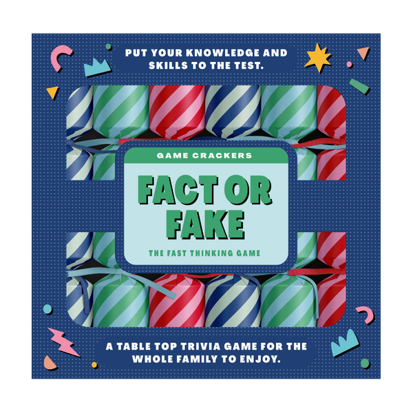 Mistletoe & Merry - Games - Fact or Fake 12"- 6 per tray  (12)