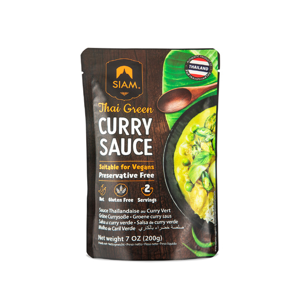 SIAM Green Curry Sauce 200g (6)