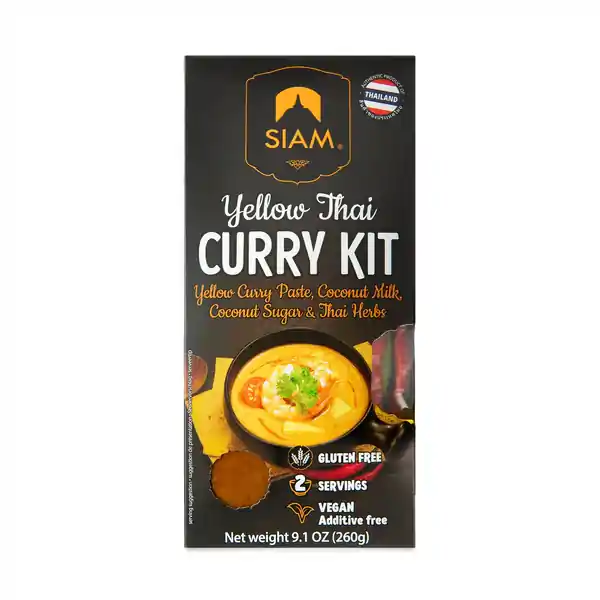 SIAM Yellow Thai Curry Kit 260g (6)