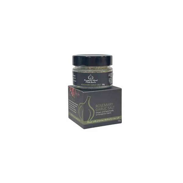 Kangaroo Island Fresh Garlic - Rosemary Garlic Salt Flakes 50g (12)