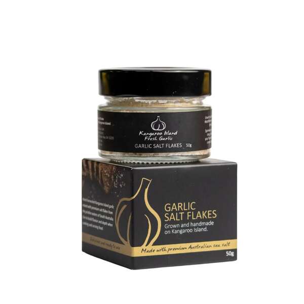 Kangaroo Island Fresh Garlic Garlic Salt Flakes 50g (12)