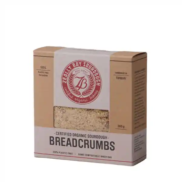 Zeally Bay Sourdough Certified Organic Sourdough Breadcrumbs 300g (12)