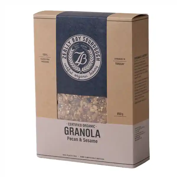 Zeally Bay Sourdough Certified Organic Granola - Pecan Sesame 850g (6)