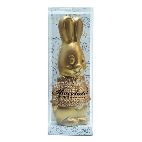Shocolate The Vintage Milk Chocolate Bunny Gold 70g (12)