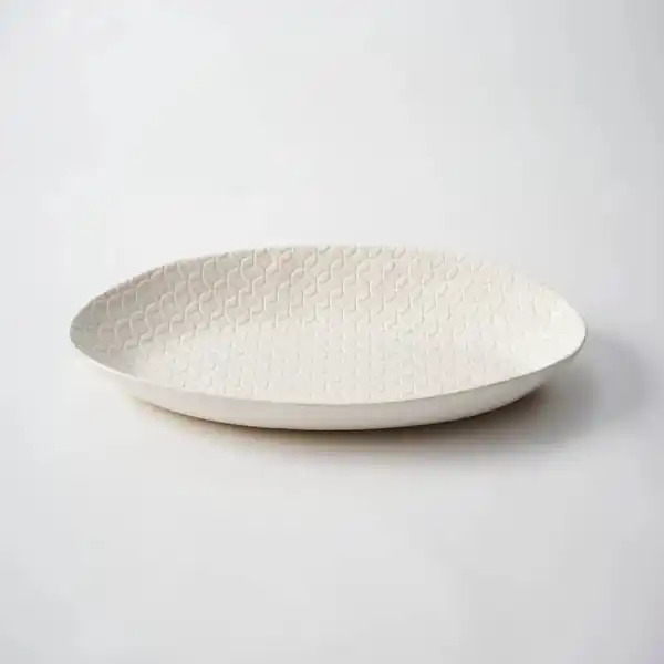 Mr & Mrs Potter Oval Platter XLarge-Snow  (1)