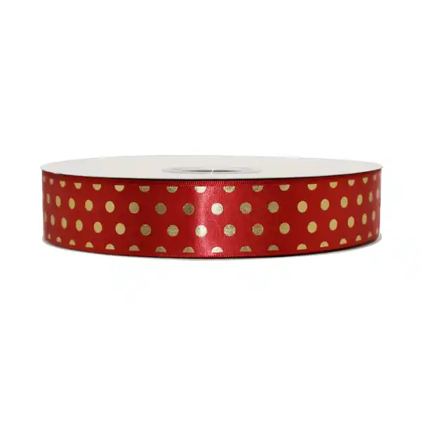 Ribbon Red Yellow Dot 100Y | Wholesale by Gourmet Brands
